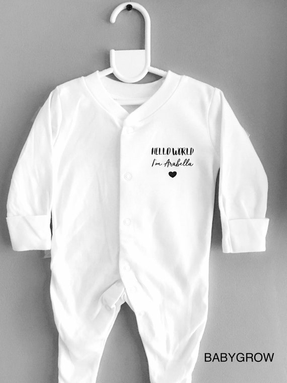 hello world baby grow