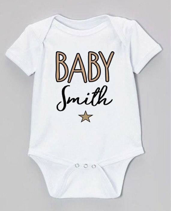 personalised baby wear