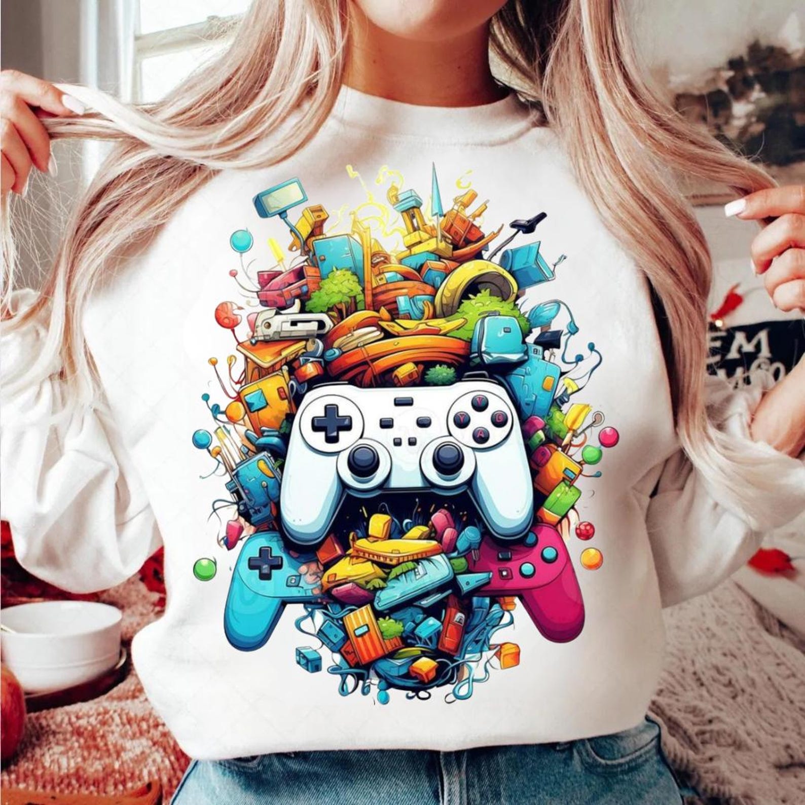 Game Controller PNG Bundle | Gamer Clipart, Neon Gaming Art (digital ...