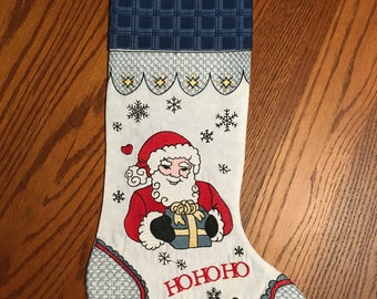 Merry Christmas Santa Stocking