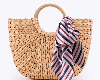 Summer Handmade Straw Weave Bags For Women Large Capacity Beach Bag