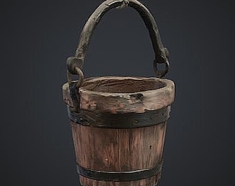 Bucket STL/RPG for 3D Printing (Digital Download)