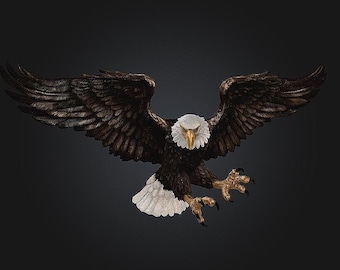 American Eagle (Landing) STL/RPG File for 3D Printing (Digital Download)