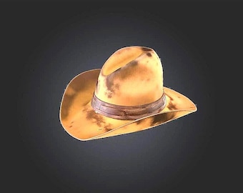Cowboy Hat  STL/RPG for 3D Printing (Digital Download)