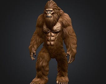 Sasquatch STL/RPG File for 3D Printing (Digital Download)