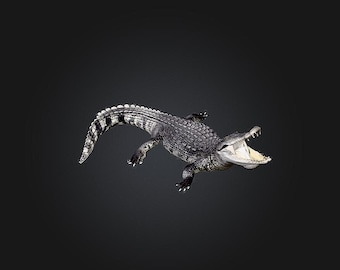 Alligator STL/RPG File for 3D Printing  (Digital Download)