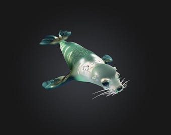 Seal STL/RPG File for 3D Printing (Digital Download)