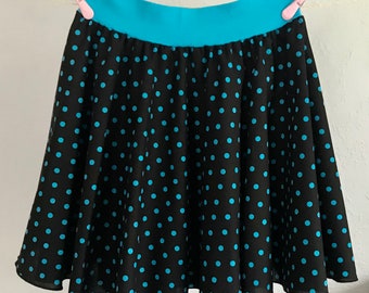 Damen Tellerrock Polka Dots