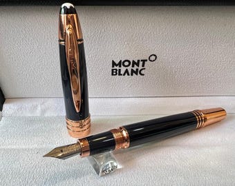 Montblanc John F. Kennedy Limited Editon Fountain Pen - Medium Nib , RoseGold Trims