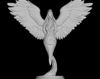 Winged Angel STL File for 3D Printing