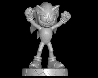 Sonic the Hedgehog 3D Model STL File