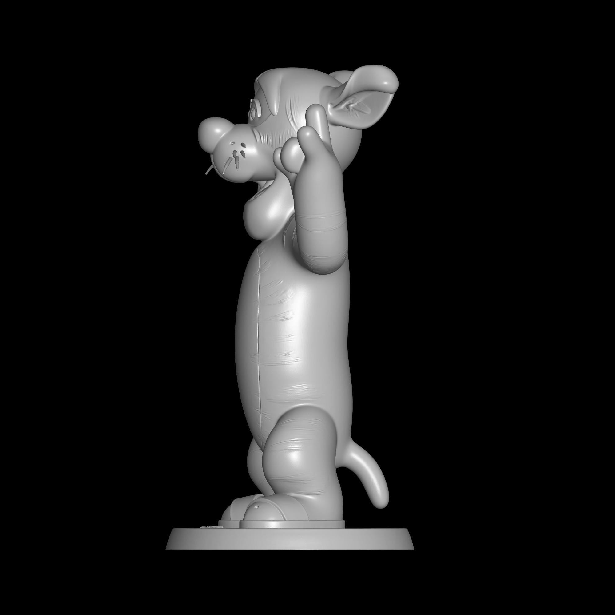 Tigger Ruck Em Tigger Rock on Pose - Winnie the Pooh 3D Printable STL File - Etsy