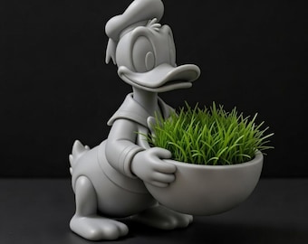 Donald Duck Planter STL File – Disney Donald Duck Flower Pot 3D Print Model