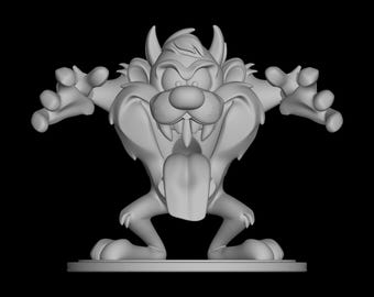 Tasmanian Devil STL File for 3D Printing