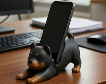 Dog Phone Stand 3D STL File