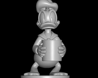 Donald Duck Pen Holder STL 3D Print