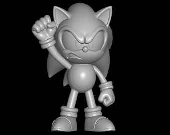Sonic The Hedgehog STL – 3D Print Model – Classic  Figurine STL