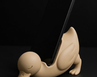Duck Phone Holder, 3D Animal Print Desk Stand (STL Digital Download)