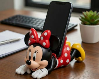 Minnie Mouse Phone Stand STL, 3D Print File (Digital Download)