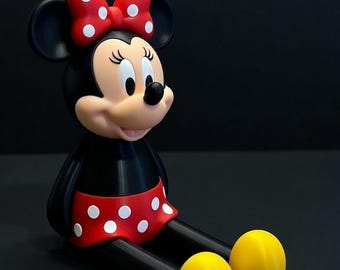 Minnie Mouse Phone Holder STL | |Phone 3D Print File