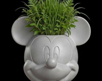 Mickey Mouse Flower Pot 3D Model STL