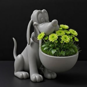 Archivo STL de la maceta Pluto: modelo de impresión 3D de la maceta Pluto de Disney