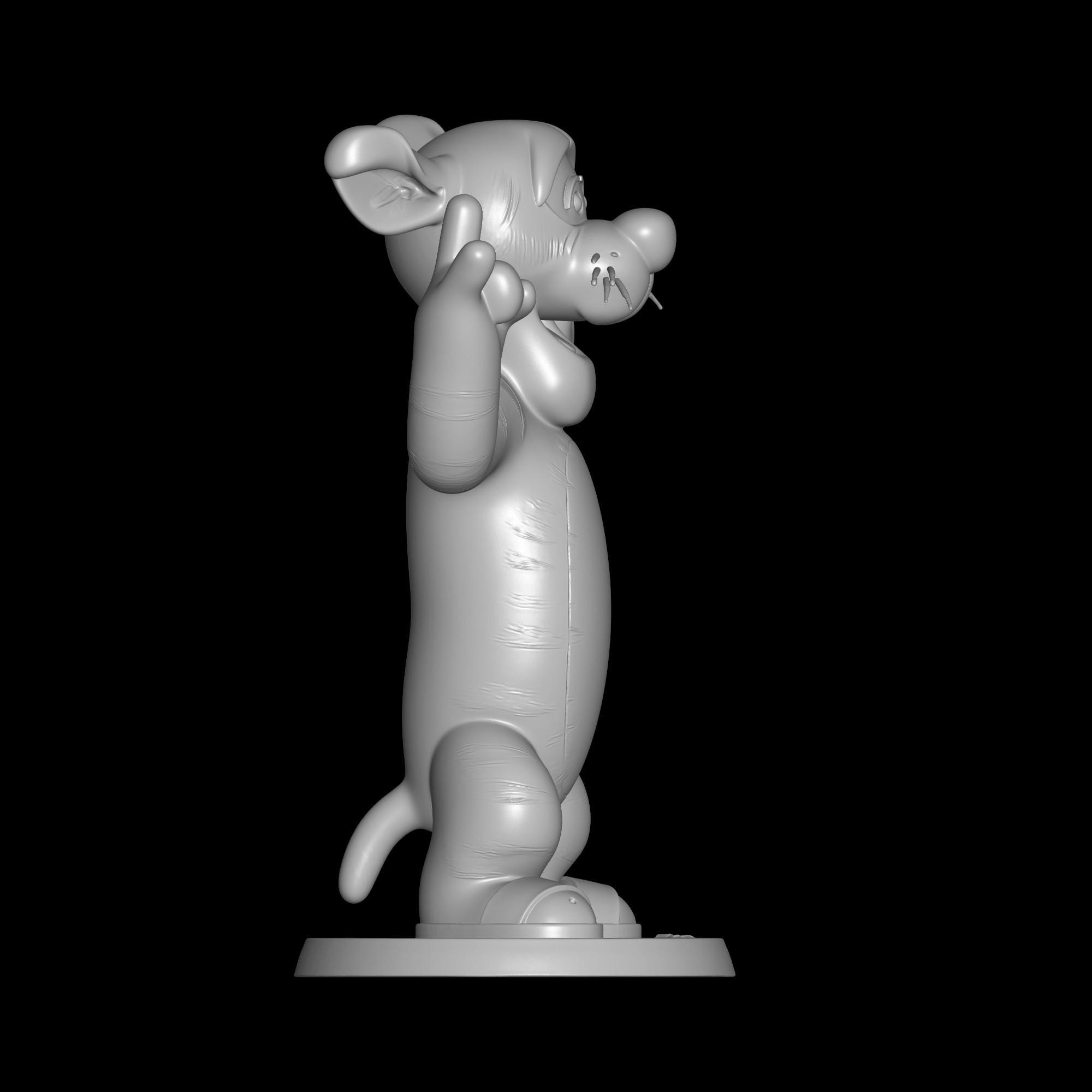 Tigger Ruck Em Tigger Rock on Pose - Winnie the Pooh 3D Printable STL File - Etsy