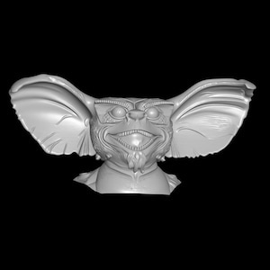 Fantasy Gremlin Bust STL File – Big Ear Creature 3D Print Model
