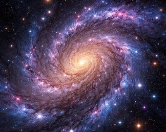 DIGITAL DOWNLOAD | Spiral Galaxy | Space Photography