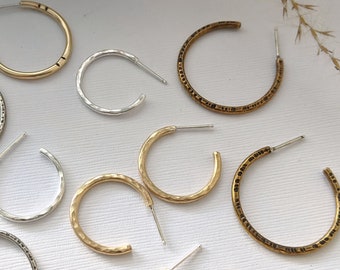 Brass Hoops