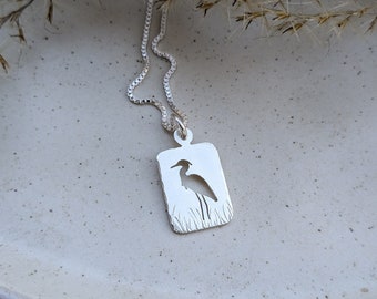 Great Blue Heron Necklace