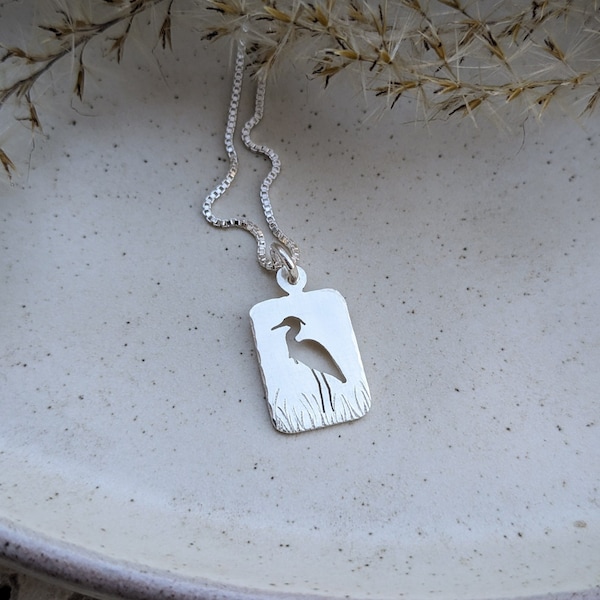 Great Blue Heron Necklace