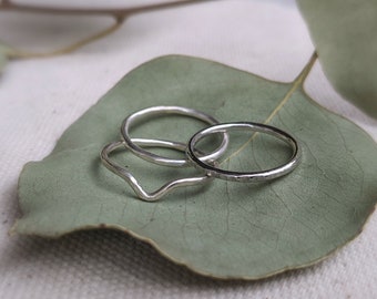 Silver Stacking Rings