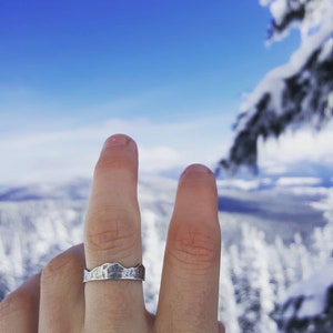 Mountain Range Ring Band