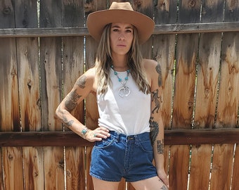 Tiny Denim Shorts - Etsy