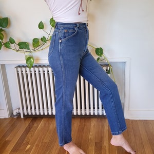 Vintage size 24 Lee tight stretch high waist skinny jeans / size 24 Lee jeans / tight Lee stretch riders size 24 / Lee skinny stretch jean image 4