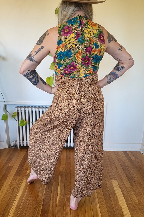 Vintage Carole Little printed jumpsuit / incredib… - image 6