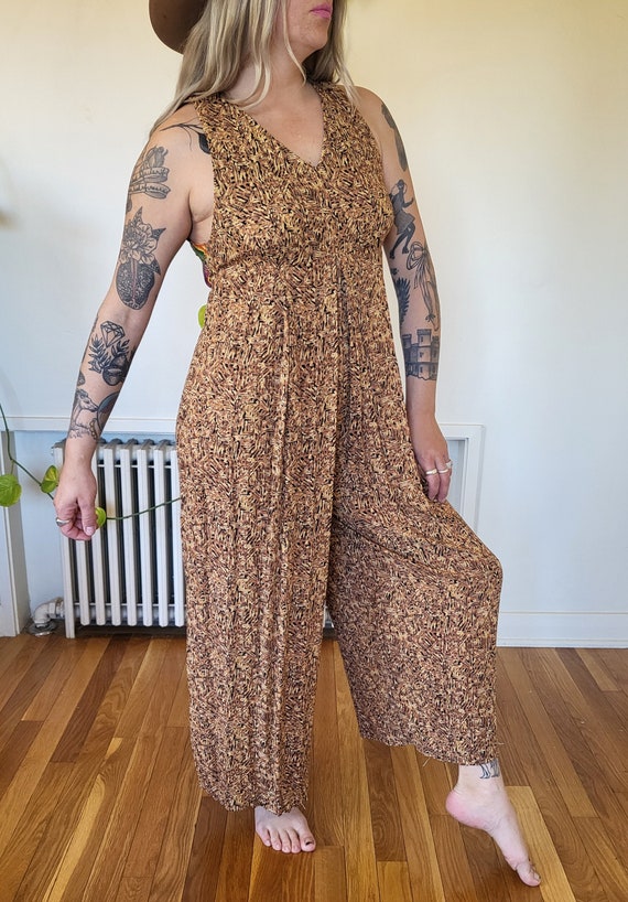 Vintage Carole Little printed jumpsuit / incredib… - image 4