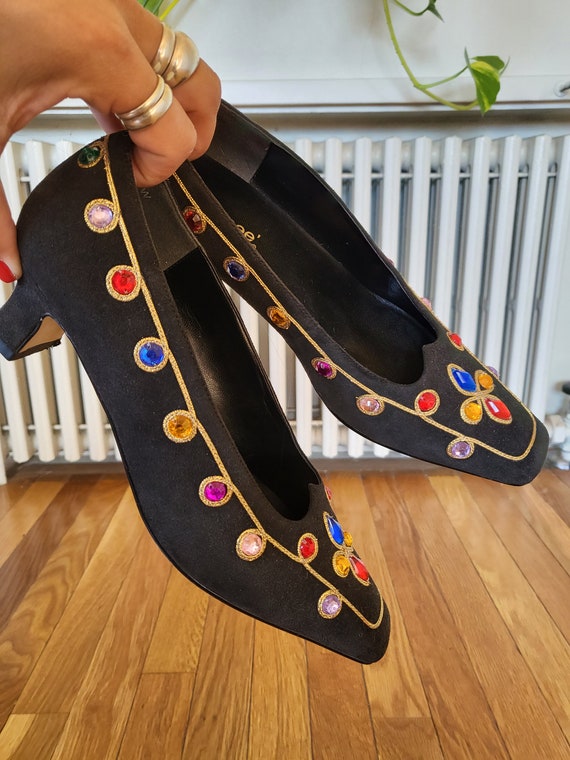 Gem hotsell studded heels
