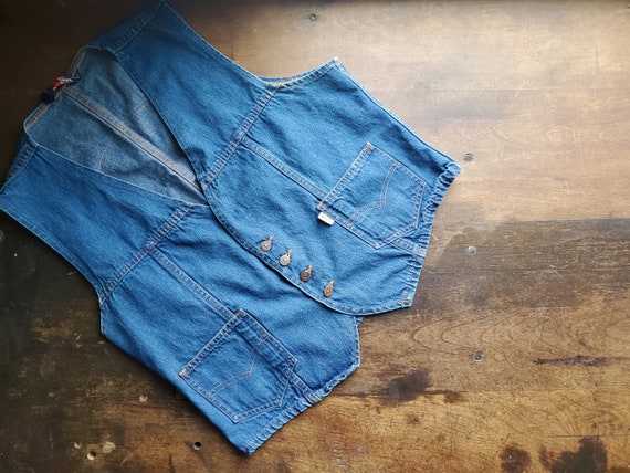 Vintage 70s Levi’s Fresh Produce vest carrot tag /