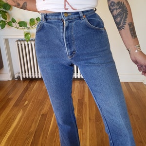 Vintage size 24 Lee tight stretch high waist skinny jeans / size 24 Lee jeans / tight Lee stretch riders size 24 / Lee skinny stretch jean image 3