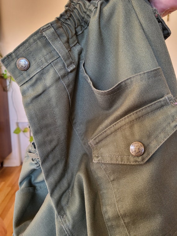 Vintage size Boy Scout pants / green rare 60s 70s… - image 7