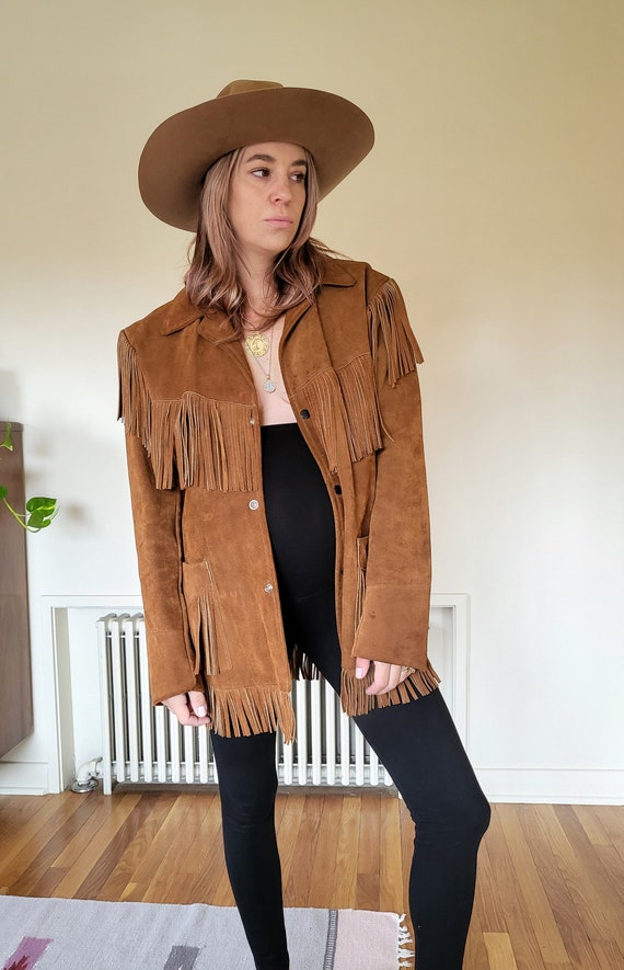 vintage fringe jacket
