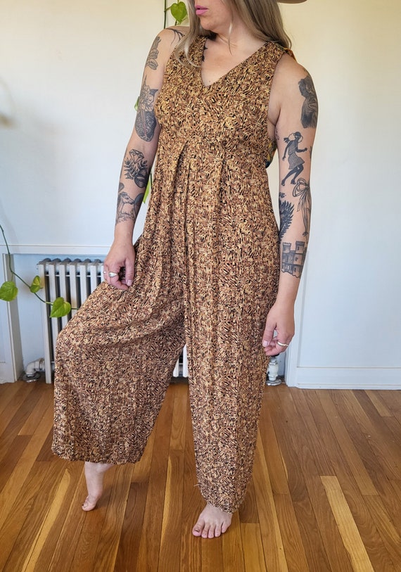 Vintage Carole Little printed jumpsuit / incredib… - image 5