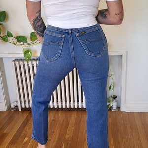 Vintage size 24 Lee tight stretch high waist skinny jeans / size 24 Lee jeans / tight Lee stretch riders size 24 / Lee skinny stretch jean image 6