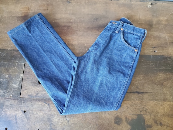 NOS Wrangler Dark Blue Cotton Jeans / 70s wrangler
