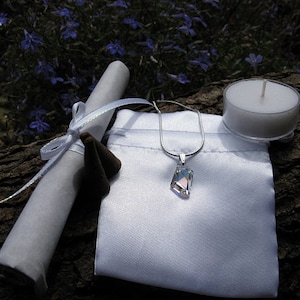 Erzengel Uriel Ritual Gebetsset mit Regenbogen Kristallguss Amulett Engel Segen AltarZauber Schmuck Spuk Anhänger