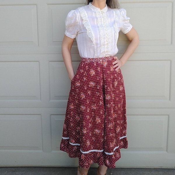 Macarena Skirt, Short, Black Calico
