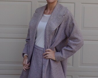 1964 PENCIL SKIRT and swing JACKET set M (B5)