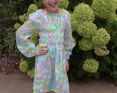 MODERN JUNIORS mod 1970 39 s DRESS 70 39 s bishop sleeve xs xxs